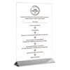 Porte-menu format A6, 2 pièces, 10,5x7x17 cm | APS 71521
