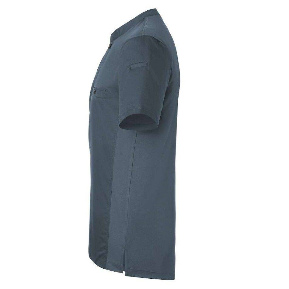 Chemise de cuisine Performance manches courtes anthracite | KARLOWSKY TM 5-5