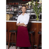 Tablier bistro Ibiza 110 x 90 cm bordeaux | KARLOWSKY BSS 3-4-pièces