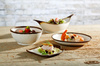 Assiette CROCKER, en mélamine, blanc et brun, 14x13x2,5 cm | APS 84567