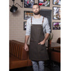 Tablier Urban X-Style chocolat | KARLOWSKY LS 25-48-pces