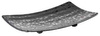 Plateau GLAMOUR, en mélamine, noir et gris, 22x12x3 cm | APS 84377