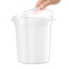 Récipient alimentaire rond sans couvercle cap. 4 L | FORGAST FG02814
