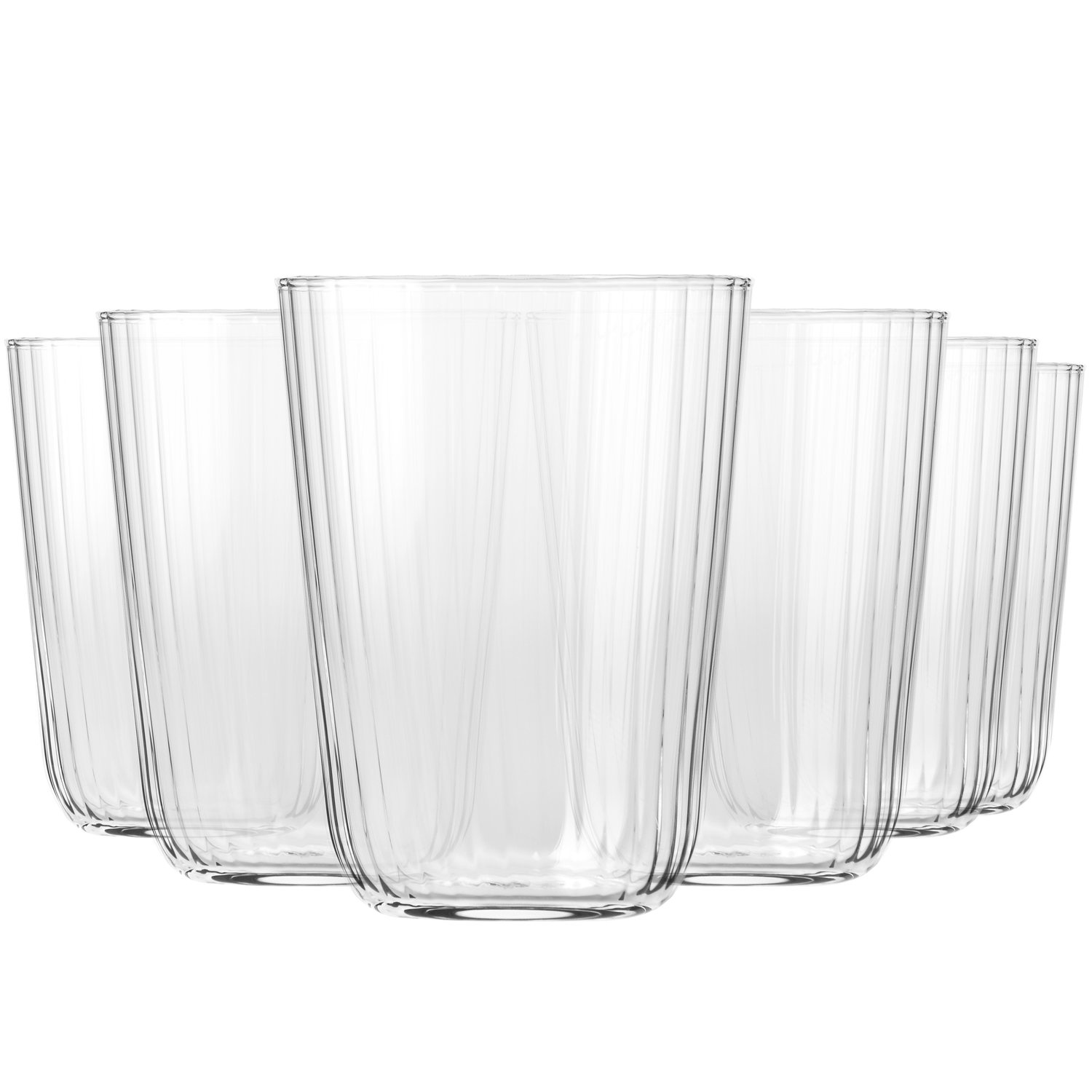 Verres XNO HIGHBALL 370 OPTIC, 370 ml, lot de 6 pièces | KROSNO GLASS F688486038002020