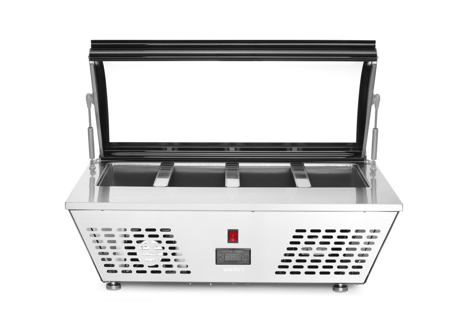 Vitrine réfrigérée 67 l, 0-12°C, 105 W, 76,7x61,2x32,8 cm | HENDI 233672