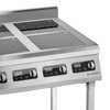 Cuisine à induction 6 zones sur soubassement, 6x3,5 kW, 2x400 V | FORGAST FG09038