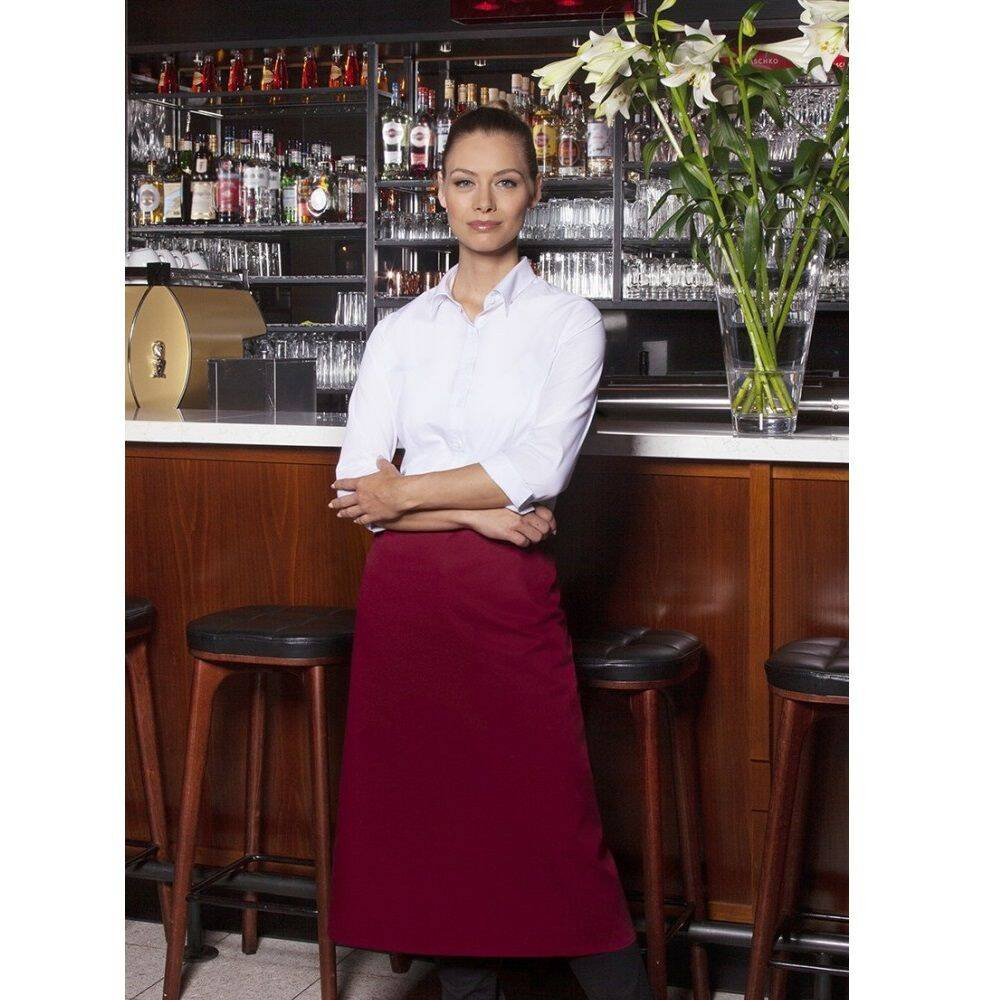Tablier bistro Ibiza 110 x 90 cm bordeaux | KARLOWSKY BSS 3-4-pièces
