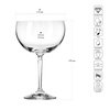 Verres à pied COPA 515 AXIS 515 ml, lot de 6 pièces | KROSNO GLASS F57C978047002030