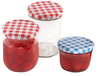 Bocaux avec couvercle 350 ml, lot de 6 pièces, hauteur 10 cm, diamètre 7,5 cm | CONTACTO 2705/350