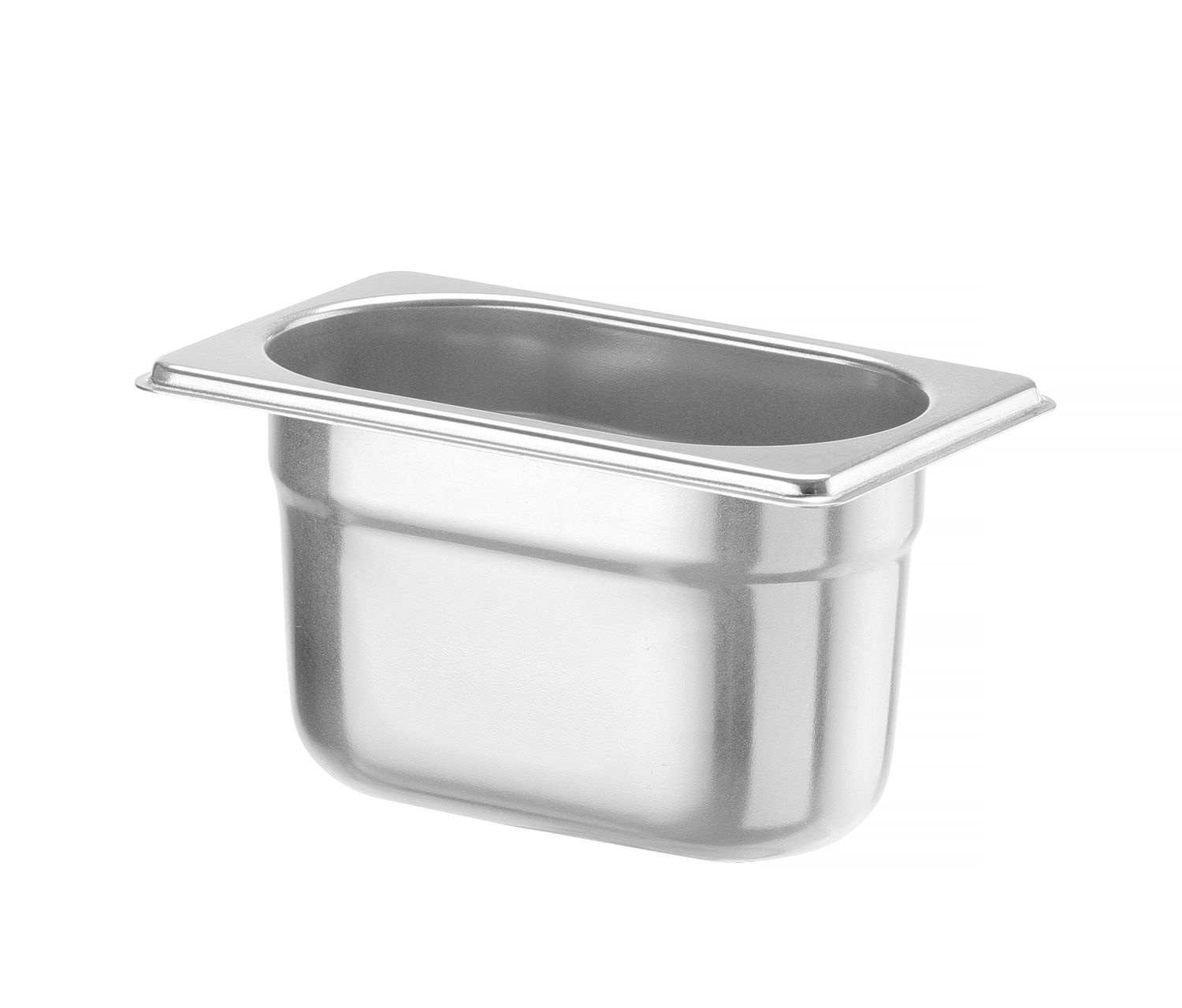 Récipient GN 1/9 prof. 10 cm en acier inoxydable PROFI LINE | HENDI 801826