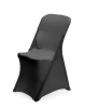 Housse pour chaise de catering, noire 54x44x84 cm | HENDI 816370