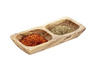 Bol OLIVE en bois d’olivier, double, 17,5x8,5x2,5 cm, 150 ml | APS 1014