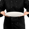 Assiette plate sans rebord en porcelaine Modermo Prima 30 cm | MODERMO MP035