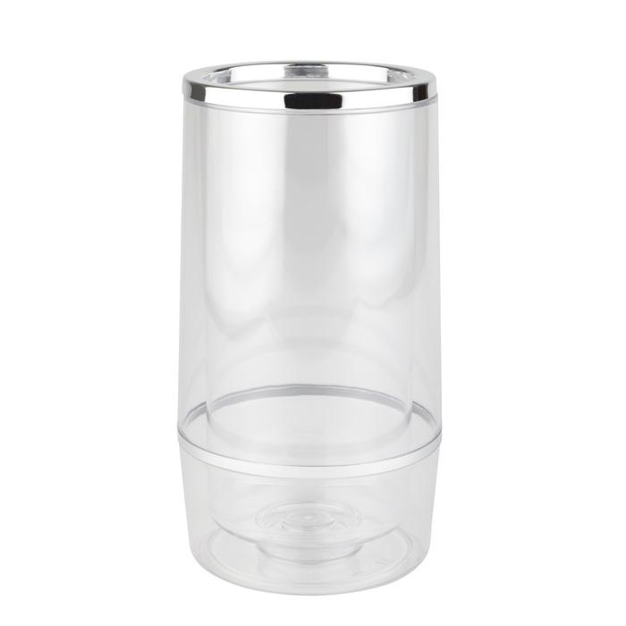 Rafraîchisseur à bouteilles, cooler, polystyrène, transparent, 11,5x23 cm | APS 36032