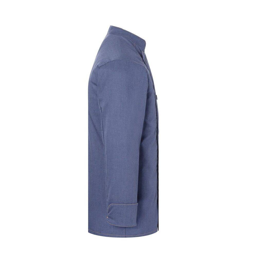Veste de cuisine homme Jeans-Style bleu vintage | KARLOWSKY JM 24-15