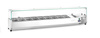Vitrine réfrigérée 9 GN 1/3, 200x39,5x43 cm, 2-8°C, 140 g de fluide frigorigène | ARKTIC 232996