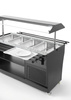 Vitrine buffet réfrigérée à salades, 149x76,5x137 cm, 4 x GN 1/1, 230 V | ARKTIC 274057