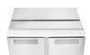 Table réfrigérée à salades 2-portes avec couvercle rabattable, 247 l, 90x70x86 cm, 145 W | ARKTIC 236161