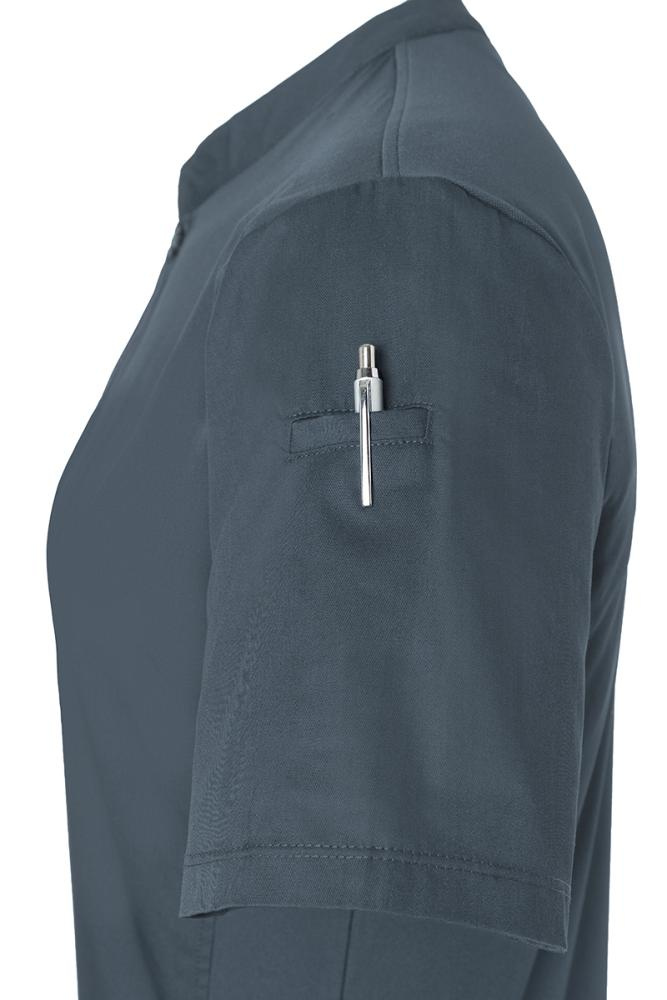 Veste de cuisine femme Larissa anthracite | KARLOWSKY TF 3-5