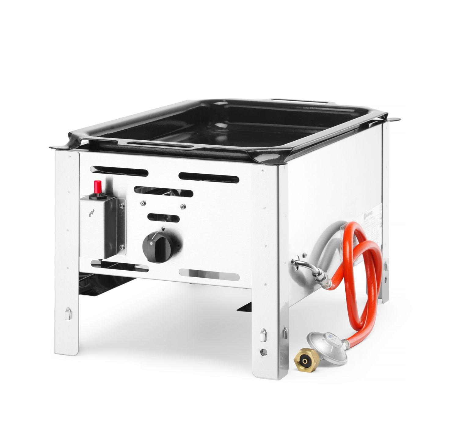 Poêle à gaz Grill Master MINI, à gaz, 4,6 kW, 29x48 cm | HENDI 154601