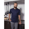 Chemise de cuisine Performance manches courtes bleu marine | KARLOWSKY TM 5-10