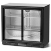 Réfrigérateur de bar pour boissons 2-portes, portes coulissantes 208 l | FORGAST FG07702