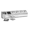 Présentoir pour aliments pour 6 bacs GN 1/6, 103x24,5x21,5 cm | FORGAST FG11616