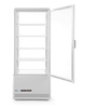 Vitrine réfrigérée 98 l, blanche, LED, dégivrage automatique | HENDI 233665