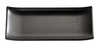Plateau à sushi ZEN, en mélamine, noir, 22,5x9,5x3 cm | APS 83744