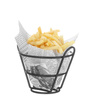 Papier pergaminowy do frites avec impression - 500 pièces | HENDI 678121