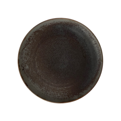Assiette plate Still Cristall hématite 29 cm | KERA CERAMIKA 14.1/C.HEM