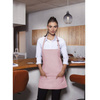 Tablier court Basic 75 x 60 cm avec poche et boucle rose pâle | KARLOWSKY BLS 6-34-Stck