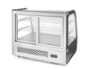 Vitrine réfrigérée 120 L, LED, dégivrage automatique | HENDI 233702