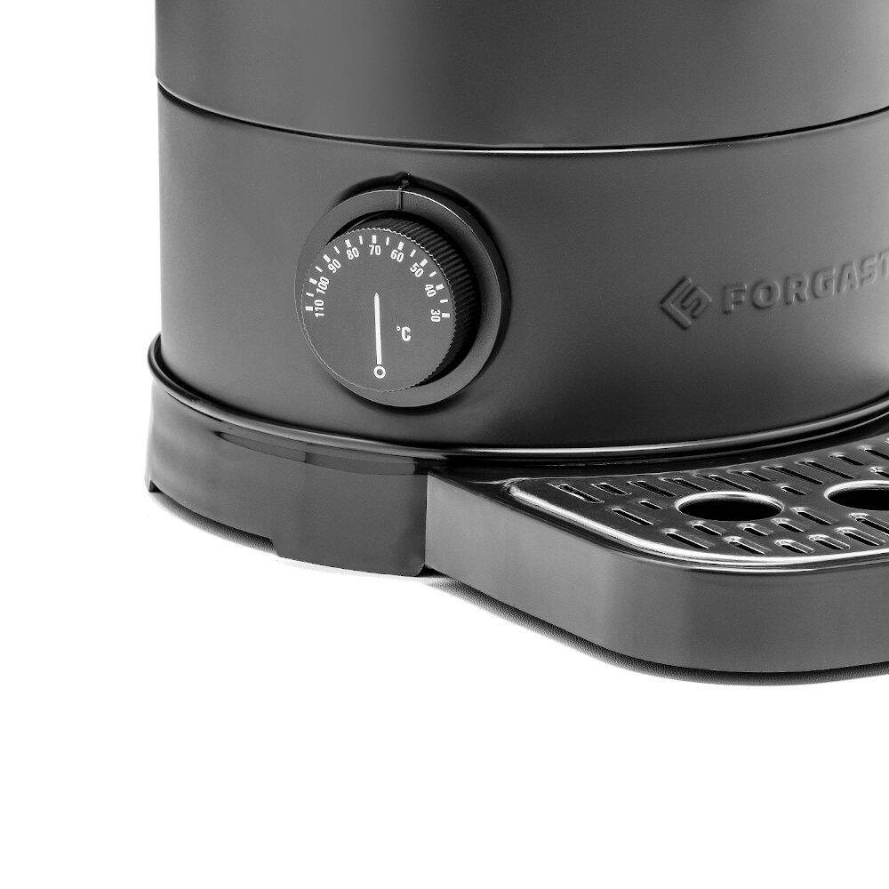 Chauffe-eau 8 L avec plateau d’égouttement, noir, à double paroi | FORGAST FG05560