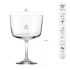 Coupes à dessert, ICE CREAM GLASS 640 AXIS, lot de 6 pièces | KROSNO GLASS F540297057002020