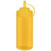 Distributeur pour sauces froides avec bouchon, jaune, transparent, lot de 6 pièces, 490 ml | APS 93254