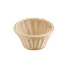 Panier en polypropylène ECONOMIC, rond, beige clair, 19x9,5 cm | APS 40132