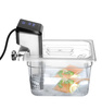 Couvercle en polycarbonate pour GN 1/2 avec découpe pour sous-vide | HENDI 864234