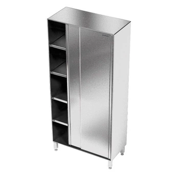Armoire de stockage en acier inoxydable 120x60x200 cm | FORGAST