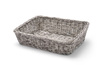 Panier rectangulaire incliné gris | HENDI 426661