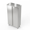 Armoire de rangement inox à deux compartiments avec lavabo 100x50x200 cm | FORGAST