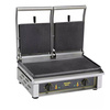 Grill de contact double, plaques rainurées, 2x2 kW, 53,5x24 cm | ROLLER GRILL MAJESTIC