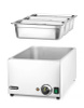 Bain-marie de table RANGER 3 x GN 1/3, sans robinet, 1 kW, 230 V | HENDI 238967