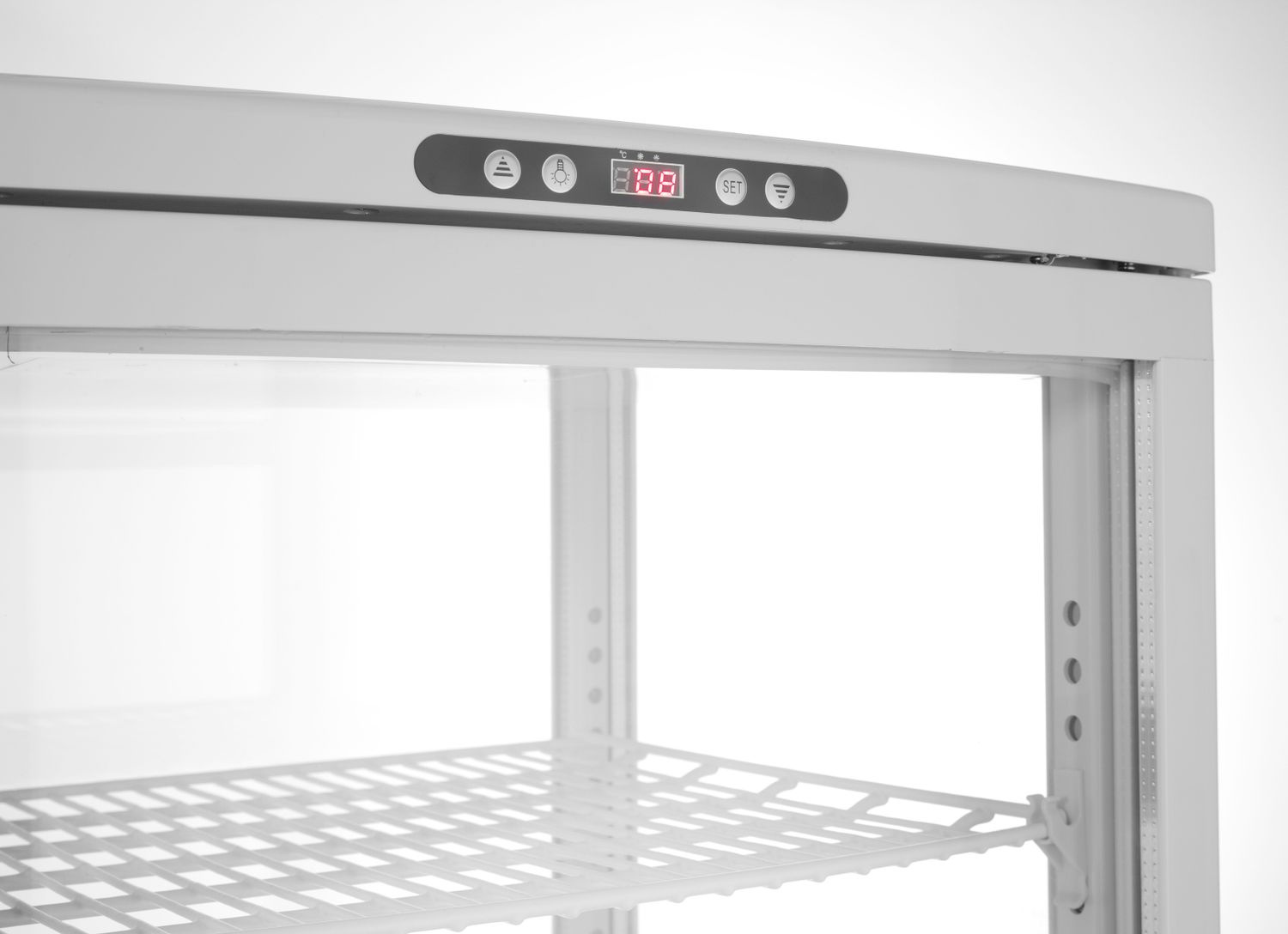 Vitrine réfrigérée 280 l, blanc, LED, 0,29 kW, 55,6x52,6x191,3 cm | ARKTIC 233696