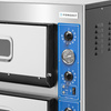 Four à pizza à 2 chambres, 2x6x36 cm, large, 18 kW, 400 V | FORGAST FG09568
