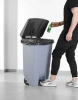 Couvercle pour poubelle 120 L, noir | HENDI 873472