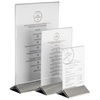 Porte-menu format A5, 2 pièces, 15x7x23 cm | APS 71522