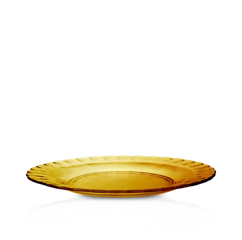 Assiette plate PICARDIE AMBER, Ø 23 cm | DURALEX 3023DF06A1111
