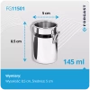 Mini récipient à lait finger food, 145 ml, acier inoxydable, argenté | FORGAST FG11501