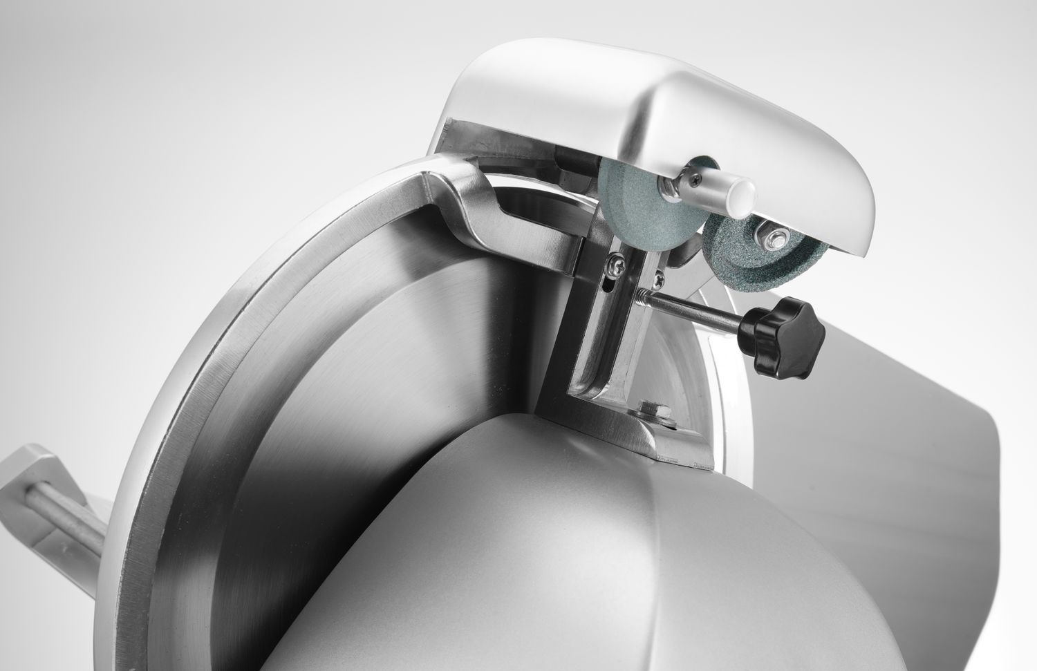 Trancheuse à charcuterie Kitchen Line 250, 0-12 mm, diamètre de lame 25 cm, 230 V | HENDI 210000